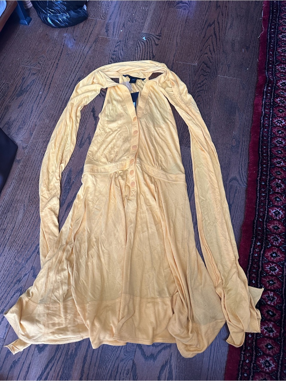 Marc by Marc Jacobs Bright Yellow Midi Dress